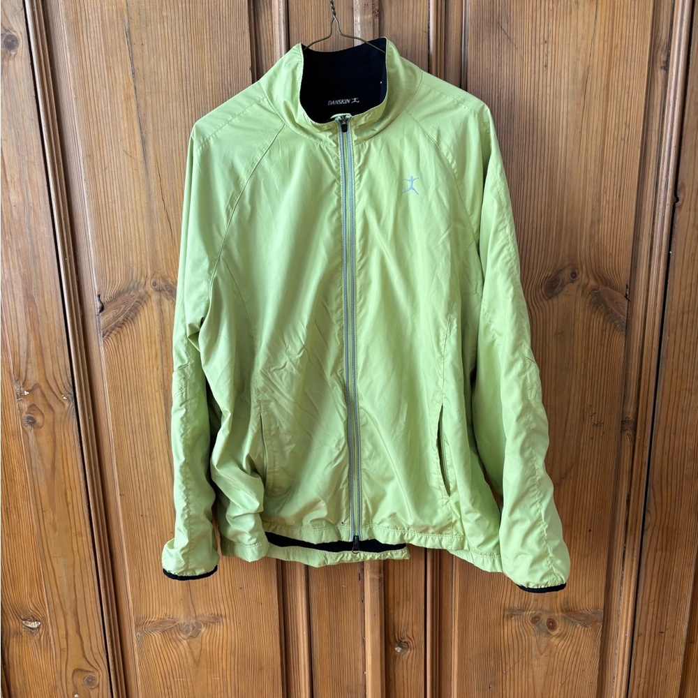 Danskin Lime  Green Windbreaker Jacket